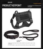 Nylon Tactical Dog Coat Quick Release Tank Top Pet - Image 2