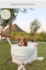 Pet Stroller Anti-dirty Towel Cushion Pillow Pure Cotton Three-piece Set For Cats And Dogs Removable And Washable Pad - Image 6