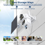 Outdoor Solar Home HD Wireless Wifi Network Plug-in-free Monitor - Image 3