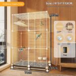Parrot Cage New Splash-proof Home Ecological Villa - Image 5