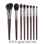 Natural Makeup Brushes Set Eyeshadow Make Up Brush Goat - Image 8