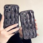 Electroplating Water Ripple Suitable Phone Case Solid Color - Image 9