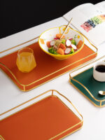 Household Rectangular Tea Tray Water Cup Storage Tray - Image 7