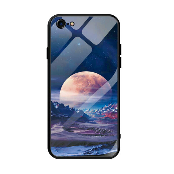 Tempered Glass Soft Side Tpu Painted Phone Case