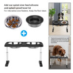Folding Pet Double Bowl Tableware Tray - Image 4