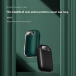 Large Capacity Double-sided Heating Digital Display USB Charging Portable Hand Warmer - Image 2