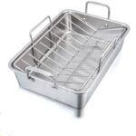 Stainless Steel Outdoor Square Large Capacity Barbecue Tray - Image 3