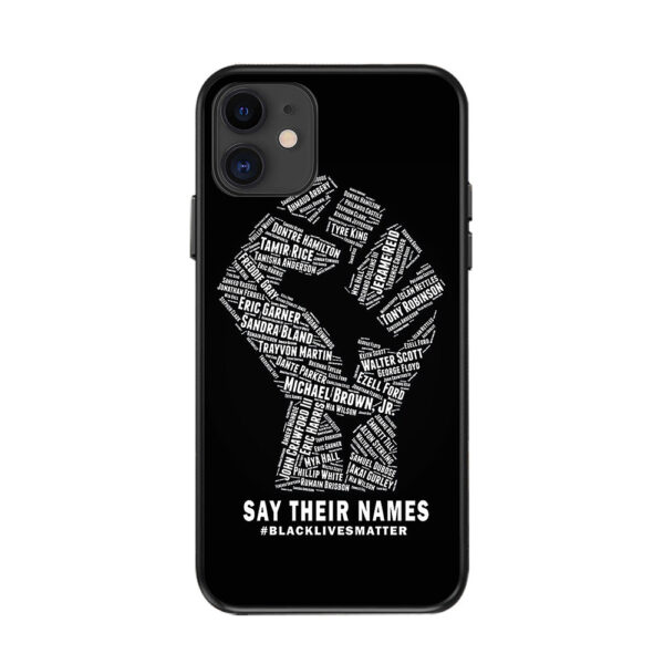 Black people's life is also a life phone case
