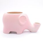 Ceramic Elephant Drinking Fountain Cat Bowl