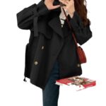 Early Spring Autumn New Trench Coat Coat Women's Short - Image 5