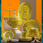 Household Style Enamel Bone China Tableware Set - Image 10