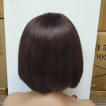Double Drawn Human Hair Fringe Bob Wig - Image 5