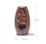 Multi-layers Ceramic Back flow Incense Burner - Image 10