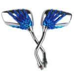 Motorcycle Modified Skeleton Skull Hand Claw Shadow Rearview Mirror - Image 3