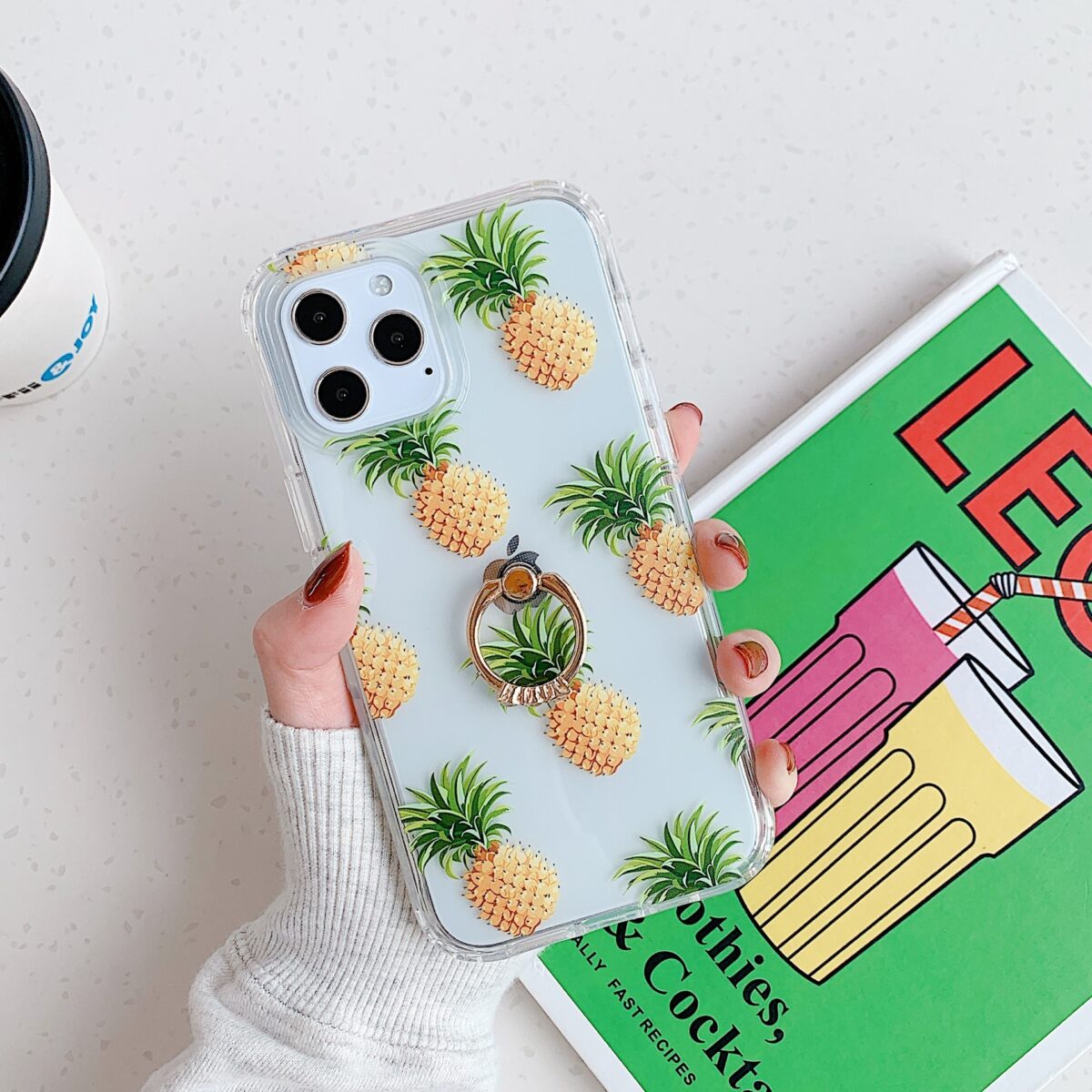 Compatible with Apple , Pineapple and Sunflower Silica Soft Case - Image 1