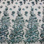 Beautiful Sequins Embroidered French Mesh Tulle Lace African Sequins Fabric