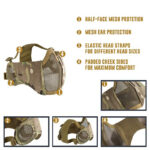 Breathable steel wire tactical mask - Image 4
