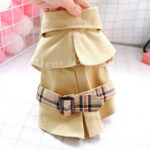 Khaki Trench Coat Couple Outfit Jacket Dress - Image 3