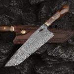 Damascus Steel Kitchen Knife Professional Kitchen Chef's Knife - Image 2