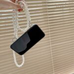 Flower Pearl Messenger Silicone Phone Case - Image 4