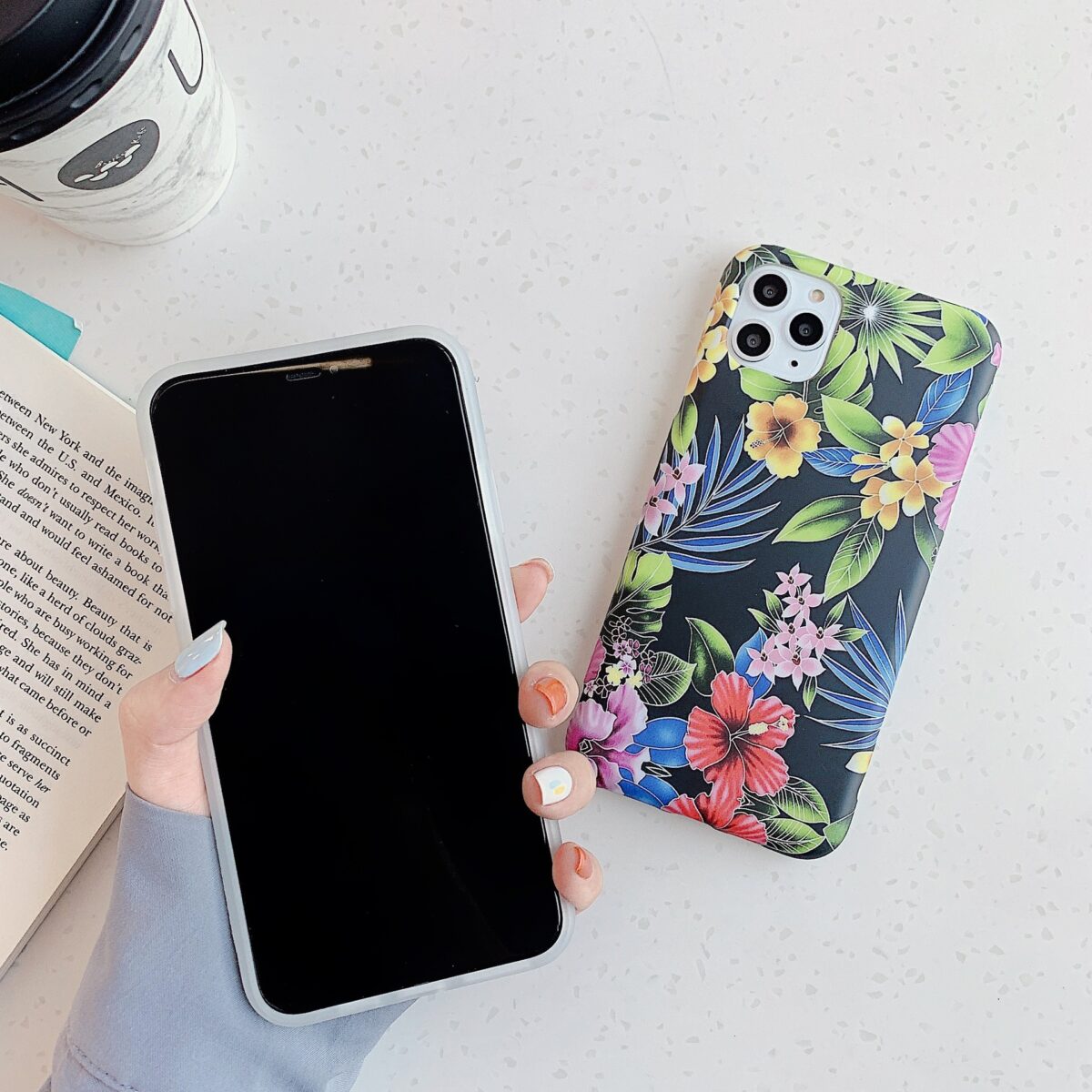 Literary and classical flower phone case - Image 10