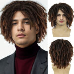 Men's African Dreadlocks Chemical Fiber Full-head Wig - Image 8