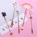 Christmas moose makeup brush set brush - Image 2