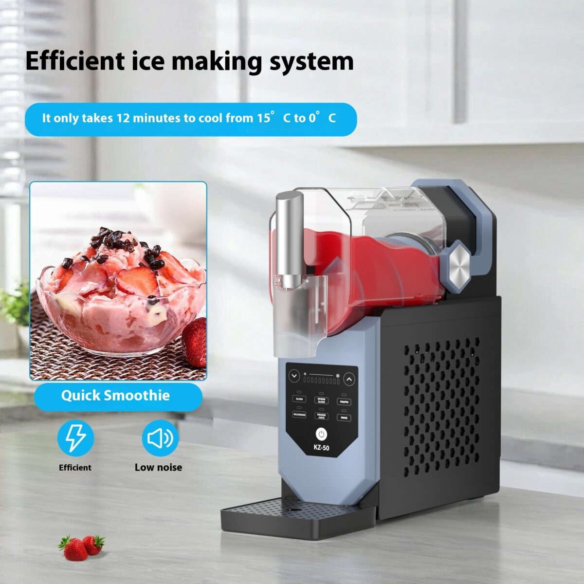 Multi-functional Household Small Ice Crusher Automatic Desktop - Image 1