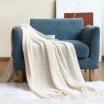 Office Sofa Nap Knitting Blanket - Image 2