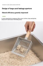 Alloy Litter Box Easy To Clean Widen And Thicken Leak-proof Sand Large Space Semi-closed Cat Toilet - Image 10