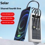 Solar With Cable Power Bank 30000 MA Mobile Power Supply - Image 6