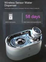 Stainless Steel Plate Household Pet Cat Dog Intelligent Wireless Water Dispenser - Image 7