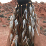 Bohemian Long Feather Headband Feather Hair Accessory - Image 3