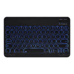 Compatible With Apple, ipad10.9 Bluetooth Round Keyboard Pro10.2 Retro Round Touch Keyboard Pen Slot 9.7 Protective Cover - Image 4