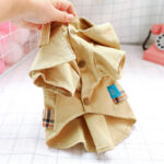 Khaki Trench Coat Couple Outfit Jacket Dress - Image 4