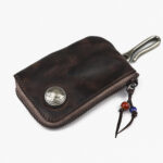 Hand-worn Vegetable-tanned Leather Key Case - Image 7
