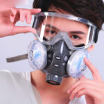 Silicone dust mask