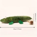 Plush Alligator Catnip Toy Durable Plant Based Cat Toy With A Peppermint Scent For Oral Cleansing And Stress Relief - Image 2