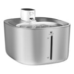 All Stainless Steel Cat Smart Wireless Rechargeable Pet Drinking Bowl Automatic Loop