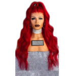 Red Wig Female Long Curly - Image 5