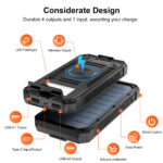 Outdoor Waterproof Wireless Charger Solar Charging Unit - Image 4