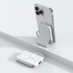 New Folding Bracket With Cable Magnetic Wireless Power Bank Large Capacity - Image 4