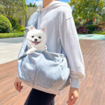 Autumn And Winter Shoulder Bag Crossbody Bag Cat Bag Dog Outing - Image 8