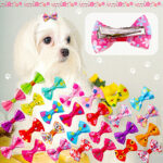 Pet Hairpin Headwear Dog Cat Ornaments Bow Headflower - Image 2