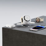 Spherical Ambience Light Vertical Magnetic Wireless Charger - Image 3