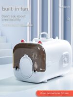 Cat Bag Outdoor Portable Space Capsule Large Capacity Pet Flight Case Portable Anti-stress Dog Check-in Suitcase - Image 6
