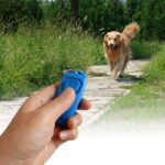 Combo Dog Clicker Whistle - Training Pet Trainer Click Puppy With Guide With Key Ring - Image 3