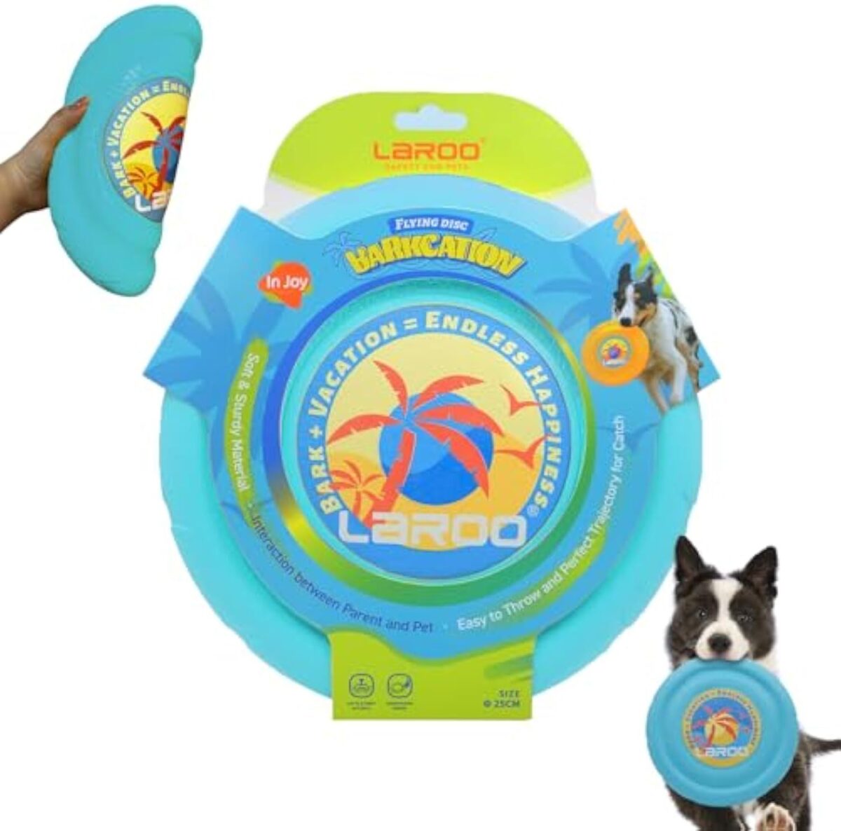 Dog Flying Disc Dog Flying Disc Durable And Interactive Flying Disc For Medium And Large Dogs  Perfect For Summer Parties And Outdoor Playtime - Image 1