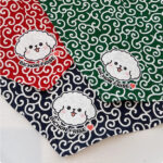 Tang Grass Pattern Lace Triangle Pet Scarf - Image 6