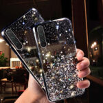Transparent gypsophila phone case